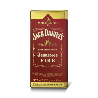 Jack Daniel’s Tennessee Fire Likeur Melk chocolade reep 100 gr