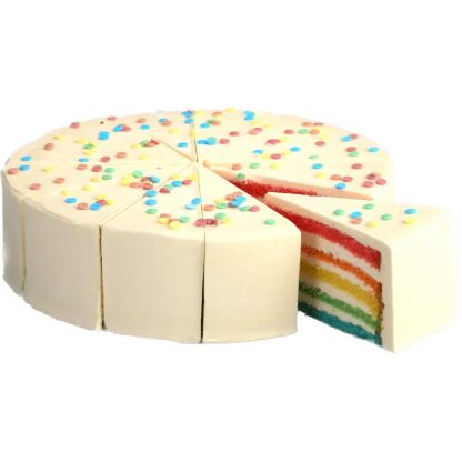 Rainbow taart 12 punten