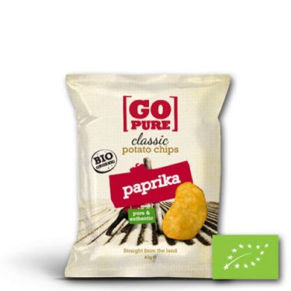 Go Pure Classic Chips Paprika 40g