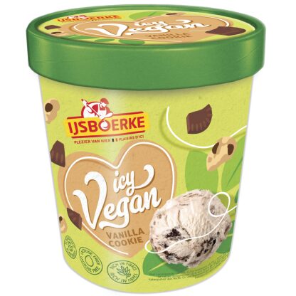 IJsboerke Icy Vegan Vanille Cookie 460 ml